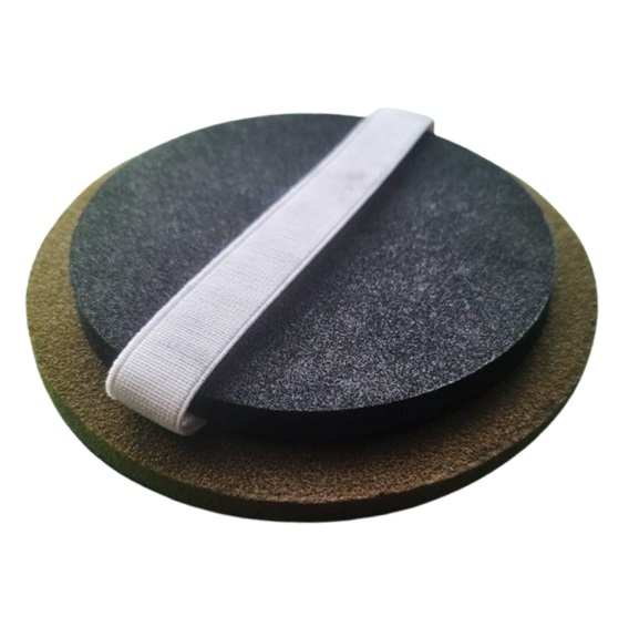 Base Manual Circular Velcro (2) Bloco Manual Circular para Discos com VEL